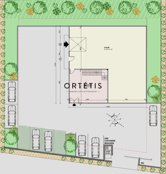 Light Industrial in Drémil-Lafage for sale - Site Plan - Image 3 of 8