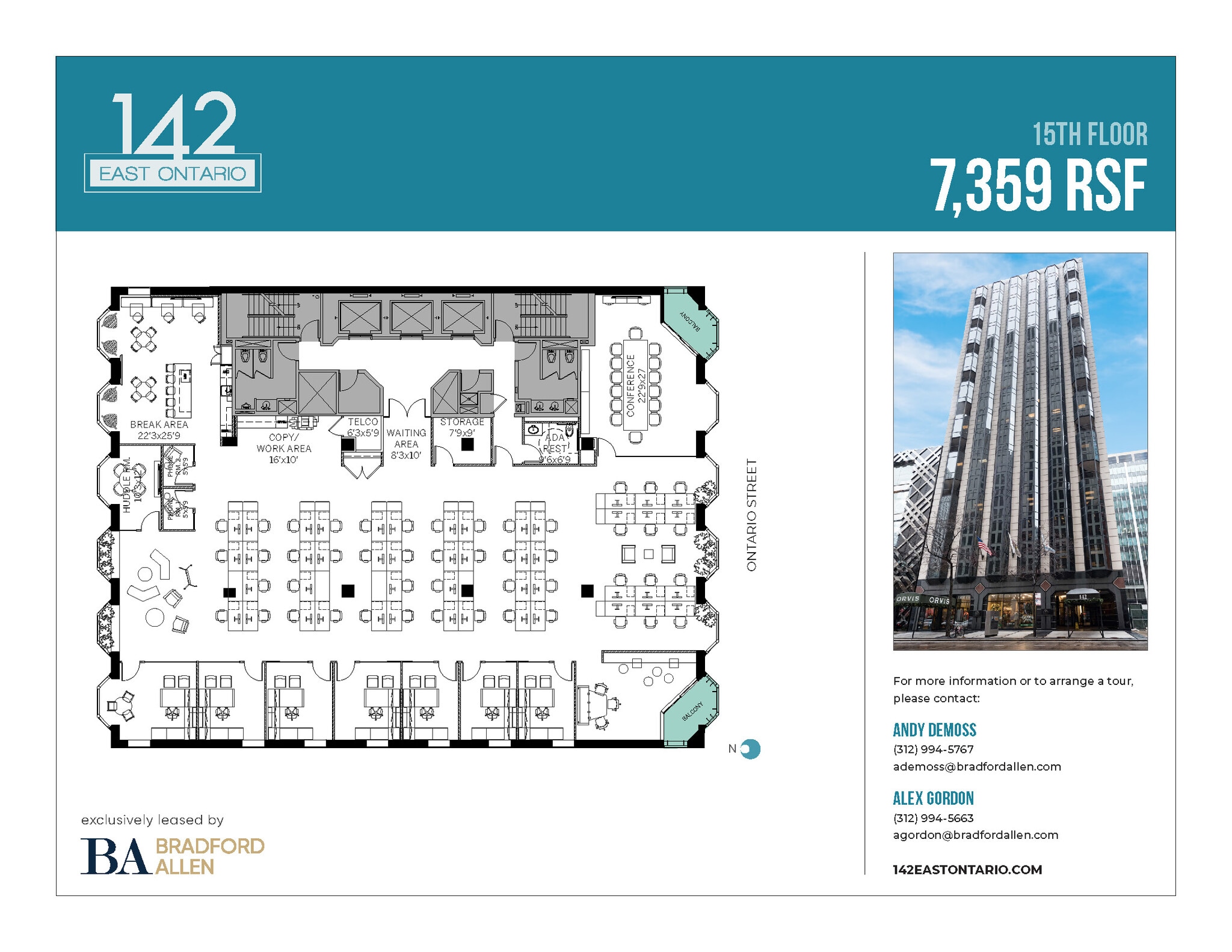142 E Ontario St, Chicago, IL to rent Floor Plan- Image 1 of 5