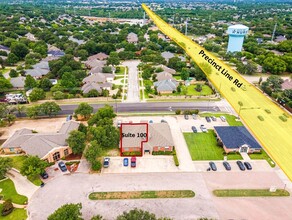 9289 Huntington Sq, North Richland Hills, TX - aerial  map view