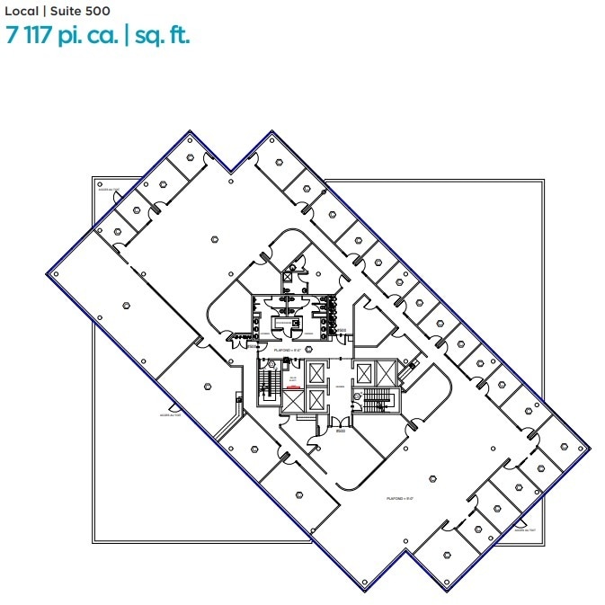 6505 Rte Transcanadienne, Montréal, QC to rent Floor Plan- Image 1 of 1