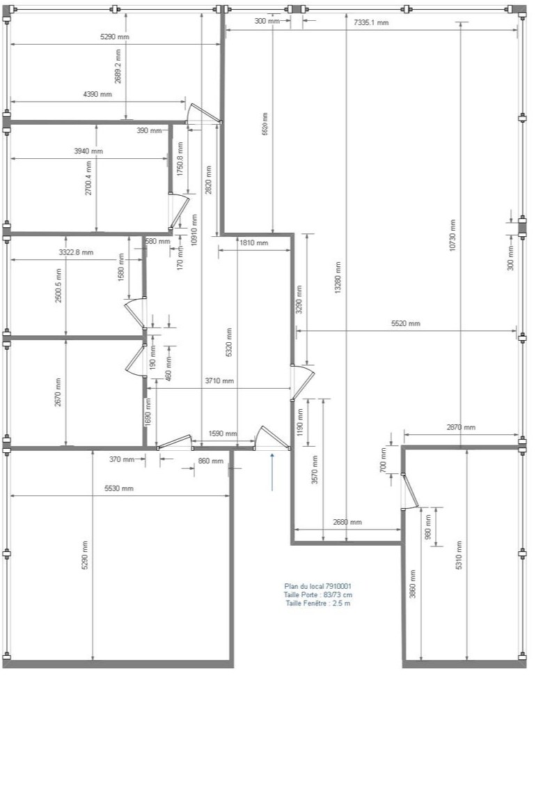 Office in Ris-Orangis to rent Floor Plan- Image 1 of 2