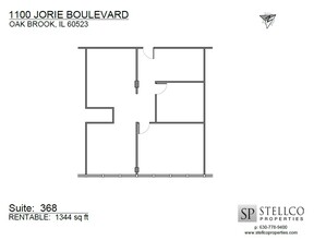 1100 Jorie Blvd, Oak Brook, IL for rent Floor Plan- Image 1 of 1