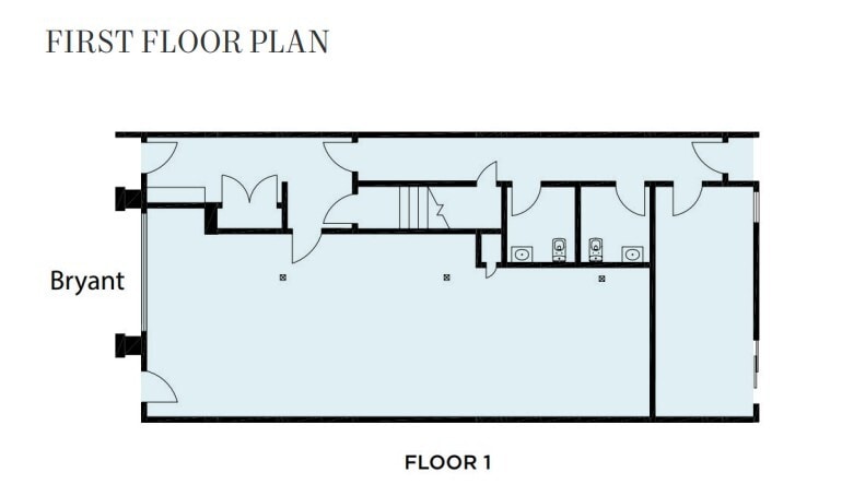 1112 Bryant St, San Francisco, CA to rent Floor Plan- Image 1 of 1