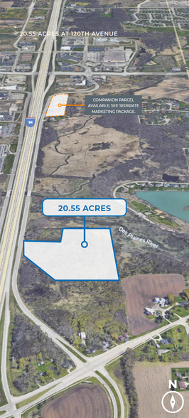 Land in Pleasant Prairie, WI for sale - Building Photo - Image 1 of 1