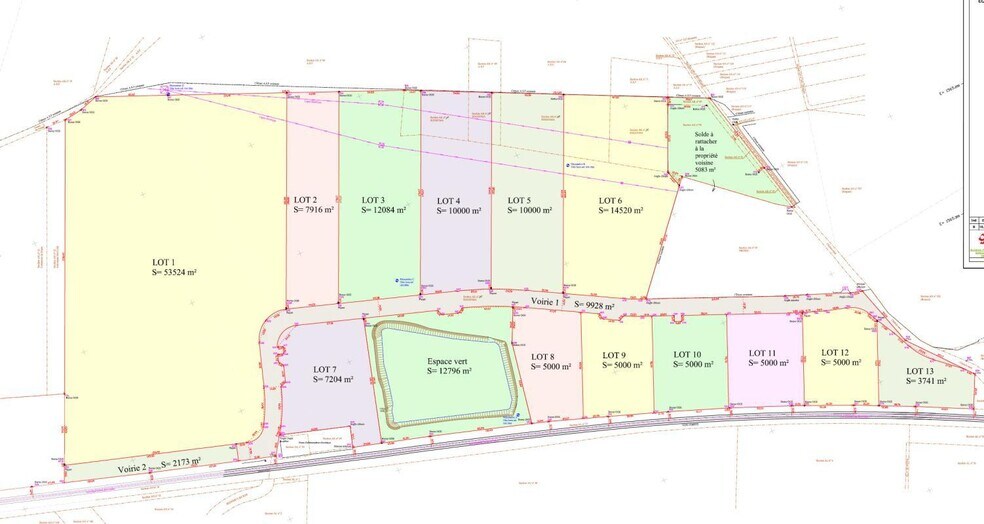 Land in Muret for sale - Site Plan - Image 3 of 3