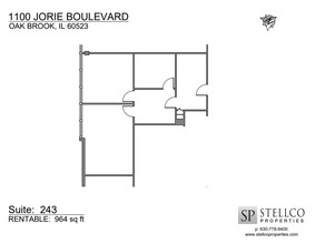 1100 Jorie Blvd, Oak Brook, IL for rent Floor Plan- Image 1 of 1