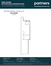 5151 Mitchelldale St, Houston, TX for rent Site Plan- Image 1 of 1