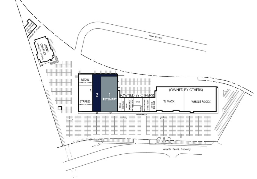 168-202 Alewife Brook Pky, Cambridge, MA for rent - Site Plan - Image 3 of 6