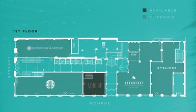 122 W Monroe St, Chicago, IL for rent Floor Plan- Image 1 of 1