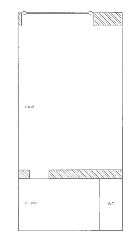 Location Commerce 33 m² - Photo 1