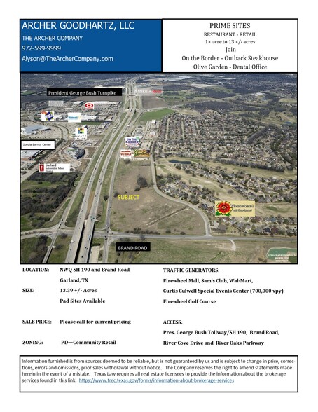 President George Bush Tollway, Garland, TX for sale - Other - Image 1 of 3