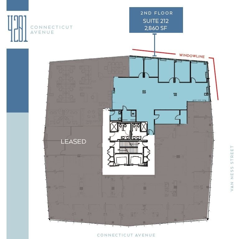 4201 Connecticut Ave NW, Washington, DC to rent Floor Plan- Image 1 of 1