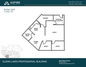 3634 Glenn Lakes Lane, Missouri City, TX to rent Floor Plan- Image 1 of 1