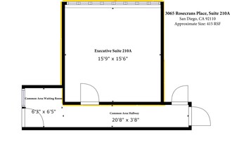 3065 Rosecrans Pl, San Diego, CA for rent Site Plan- Image 1 of 9