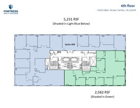 10555 Main St, Fairfax, VA for rent Floor Plan- Image 1 of 1