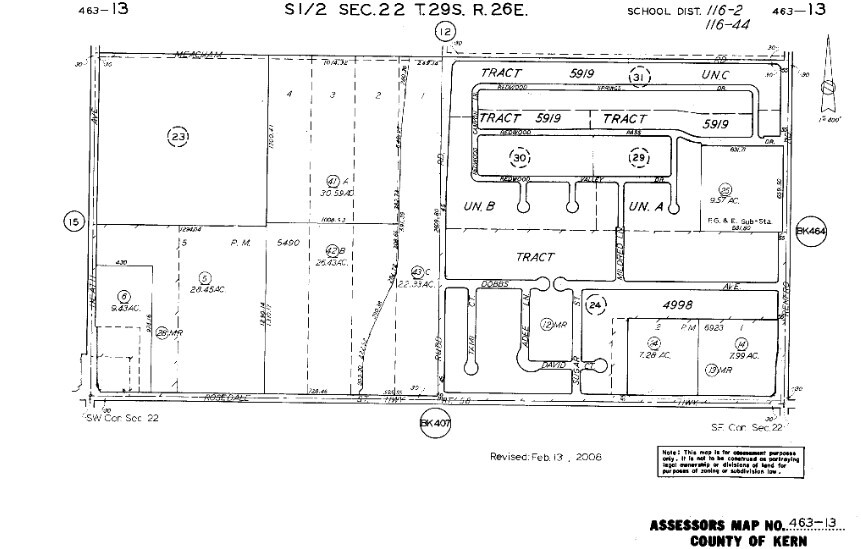 NWC Rosedale and Renfro Hwy, Bakersfield, CA for rent - Plat Map - Image 2 of 11