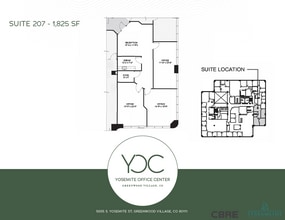 5655 S Yosemite St, Greenwood Village, CO for rent Floor Plan- Image 1 of 1