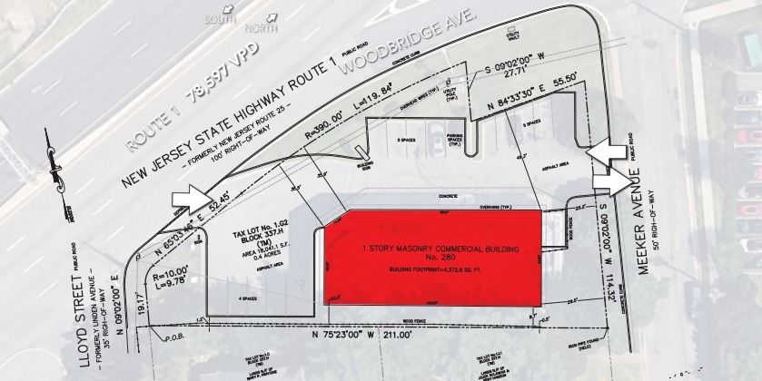 280 US 1, Edison, NJ for sale - Site Plan - Image 2 of 4