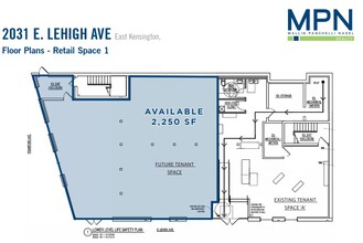 2031 E Lehigh Ave, Philadelphia, PA for rent Floor Plan- Image 1 of 1