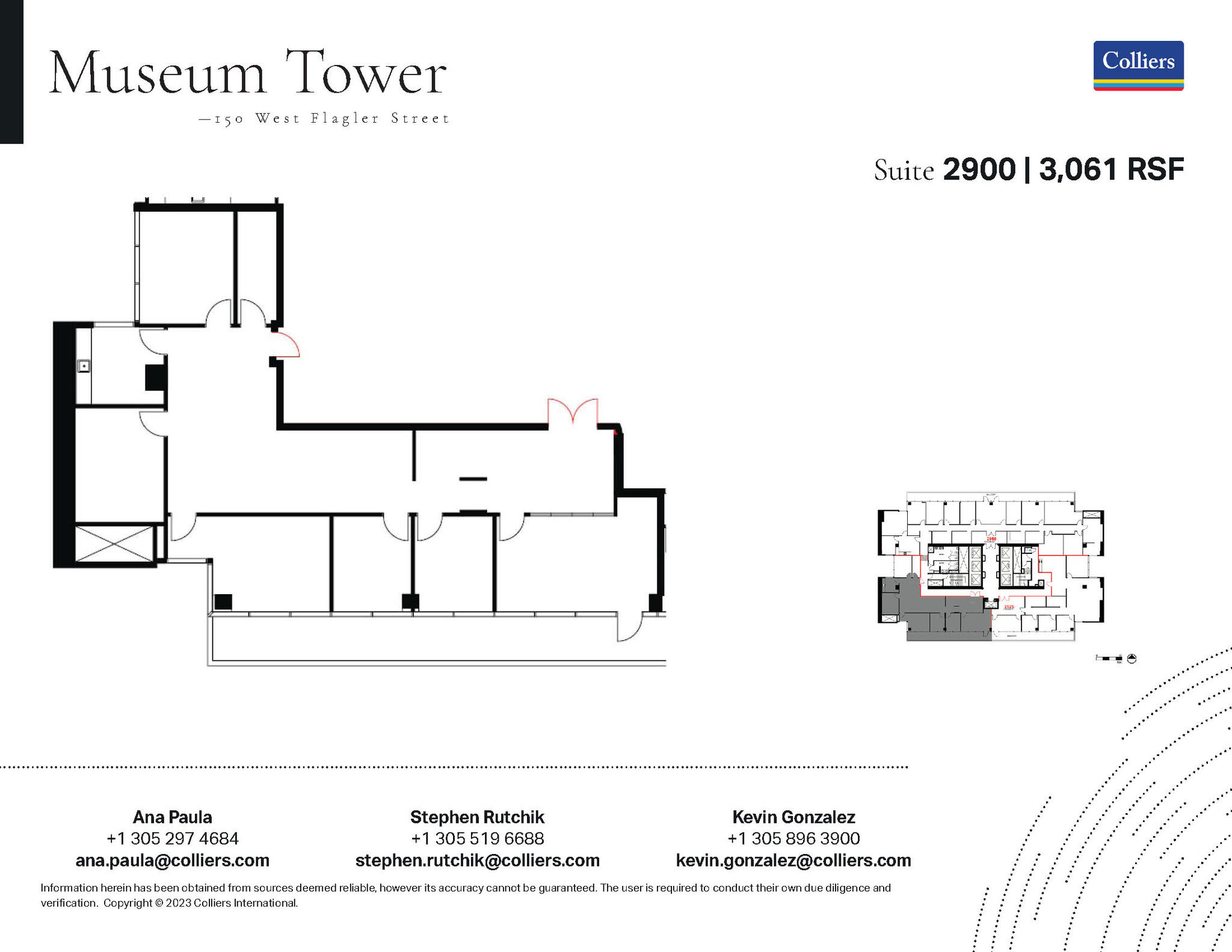 150 W Flagler St, Miami, FL for rent Floor Plan- Image 1 of 1