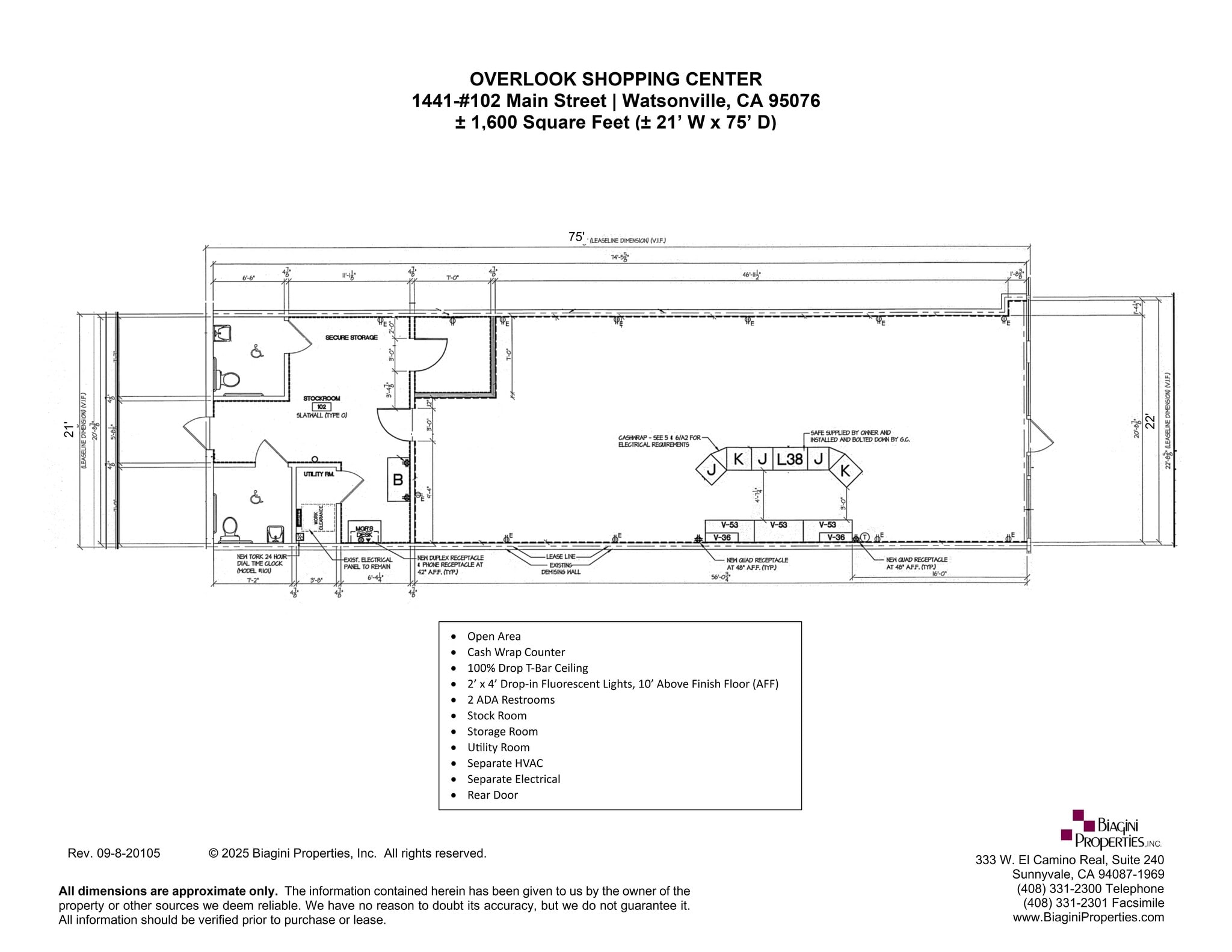1415-1465 Main St, Watsonville, CA to rent Site Plan- Image 1 of 1