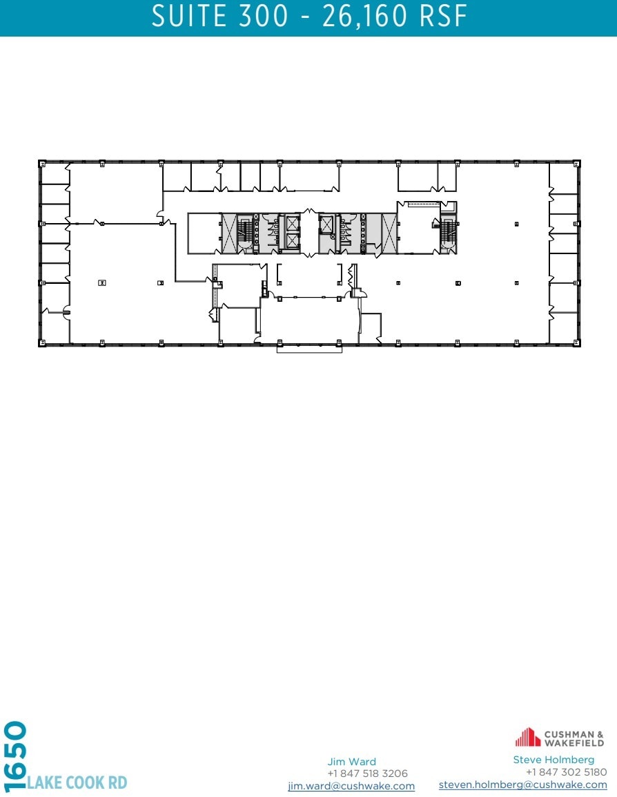 1650 Lake Cook Rd, Deerfield, IL to rent Floor Plan- Image 1 of 1