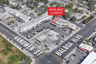 16923 Vanowen St, Van Nuys, CA - aerial  map view - Image1