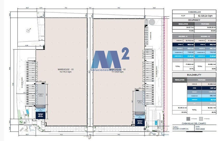 Industrial in Cabanillas del Campo, Guadalajara to rent - Site Plan - Image 2 of 2