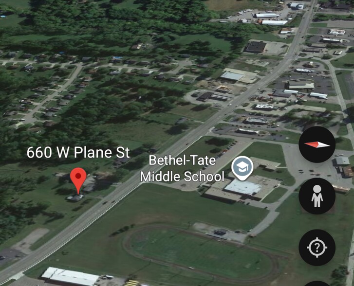 660 W Plane St, Bethel, OH for sale - Aerial - Image 1 of 3