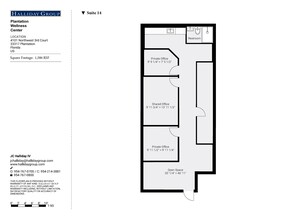 4101 NW 3rd Ct, Plantation, FL for rent Floor Plan- Image 1 of 1