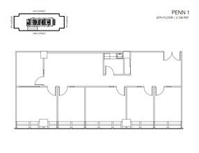 PENN 1, New York, NY for rent Floor Plan- Image 2 of 2