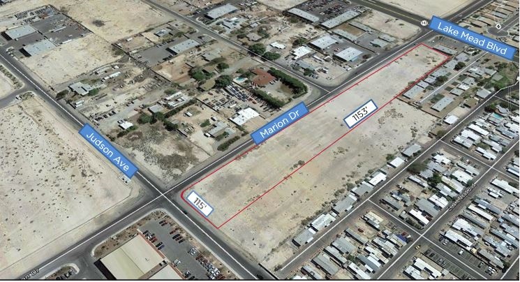 SW Cnr Marion Dr & Judson Ave, Las Vegas, NV for sale - Building Photo - Image 2 of 6