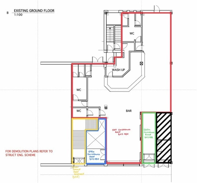 552-560 Christchurch Rd, Bournemouth to rent - Building Photo - Image 3 of 5