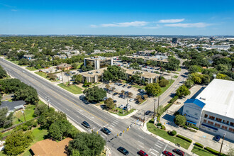 7400 Blanco Rd, San Antonio, TX - AERIAL  map view