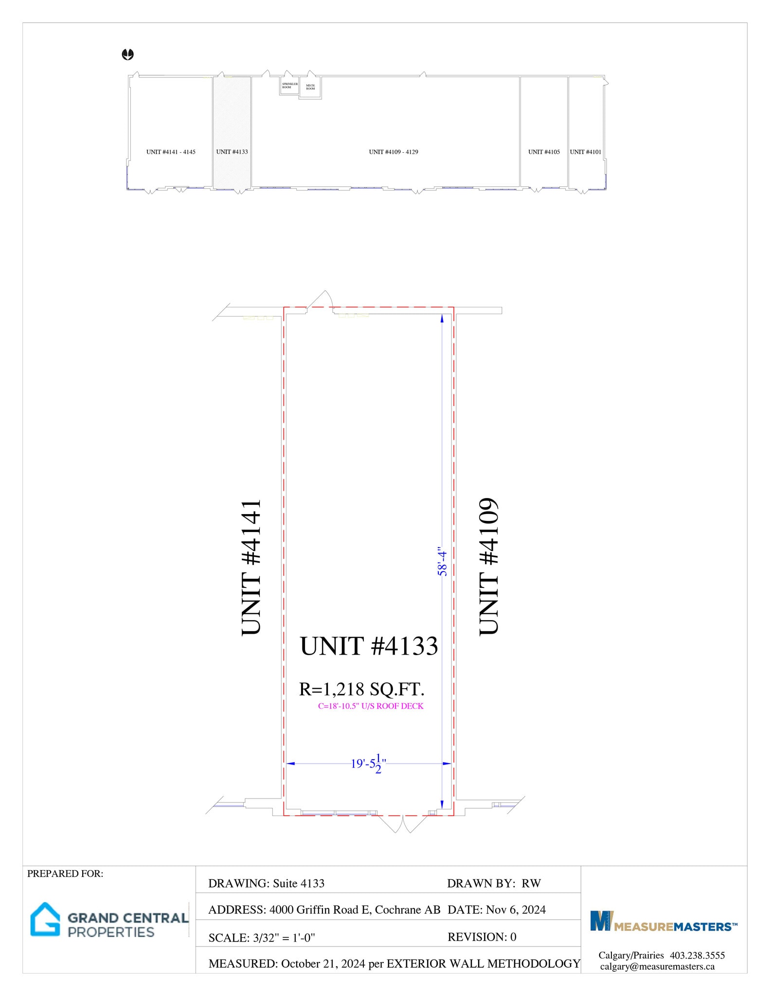 239 Griffin Rd, Cochrane, AB to rent Site Plan- Image 1 of 1
