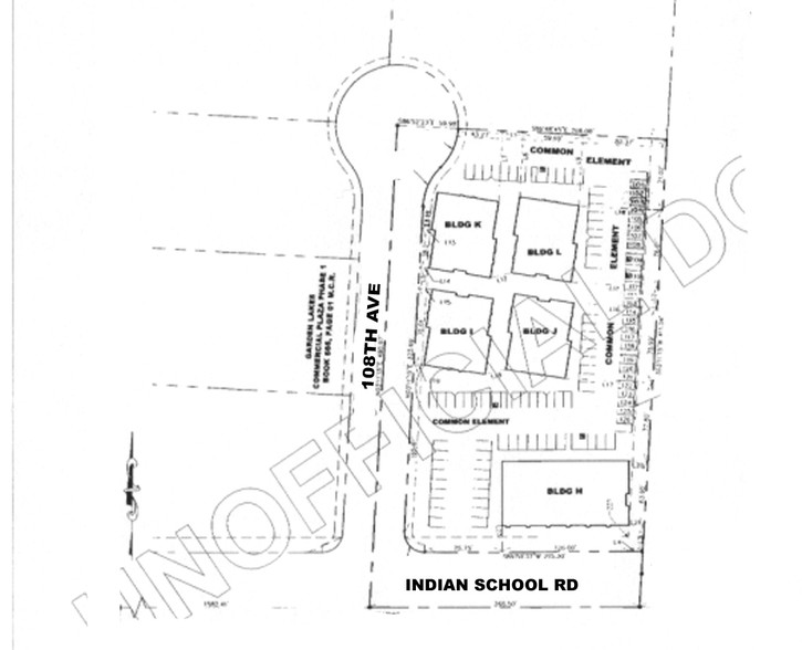 4155 N 108th Ave, Phoenix, AZ for sale - Plat Map - Image 2 of 6