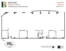 13024 Ballantyne Corporate Pl, Charlotte, NC for rent Floor Plan- Image 1 of 1