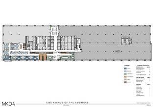 1290 Avenue of the Americas, New York, NY for rent Floor Plan- Image 2 of 2