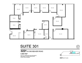 3155 W Big Beaver Rd, Troy, MI for rent Floor Plan- Image 1 of 1