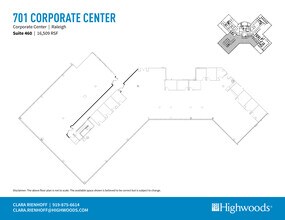 701 Corporate Center Dr, Raleigh, NC for rent Floor Plan- Image 1 of 1