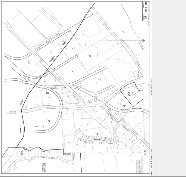 4301 Pleasantdale Rd, Doraville, GA for rent - Plat Map - Image 2 of 3