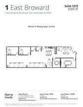 1 E Broward Blvd, Fort Lauderdale, FL to rent Floor Plan- Image 1 of 1