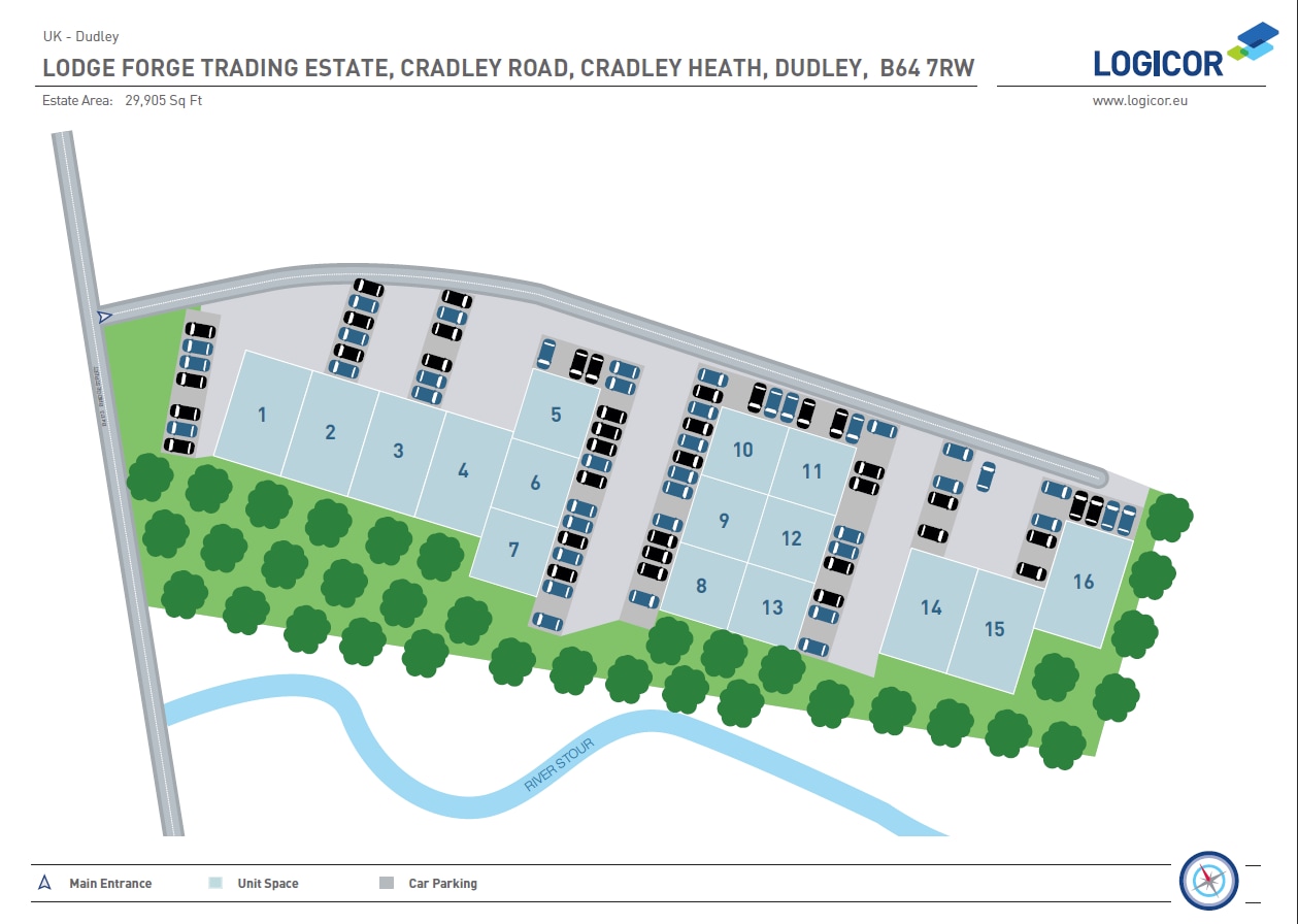 Cradley Rd, Cradley Heath to rent Site Plan- Image 1 of 10
