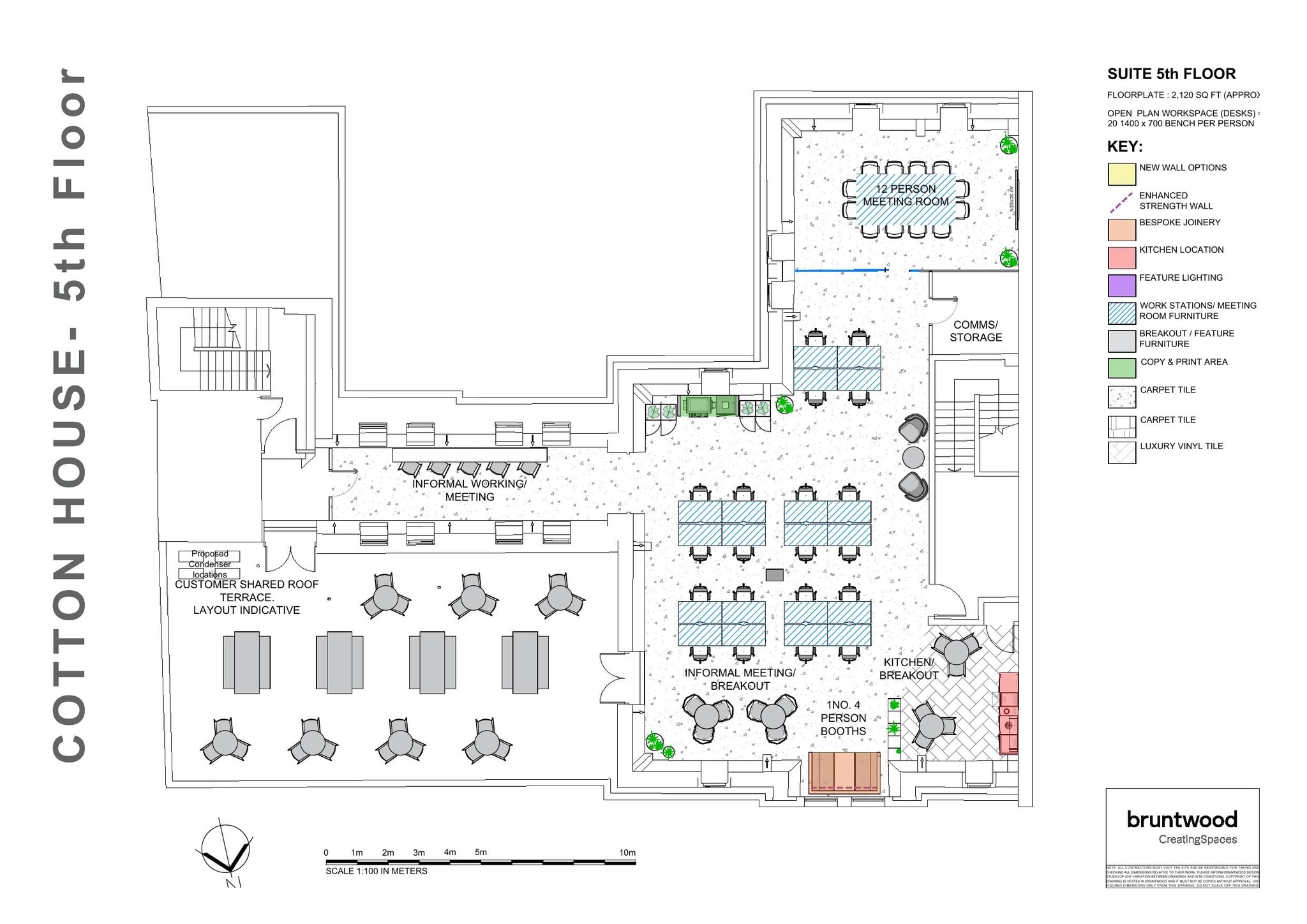 12-18 Queen St, Manchester to rent Floor Plan- Image 1 of 2