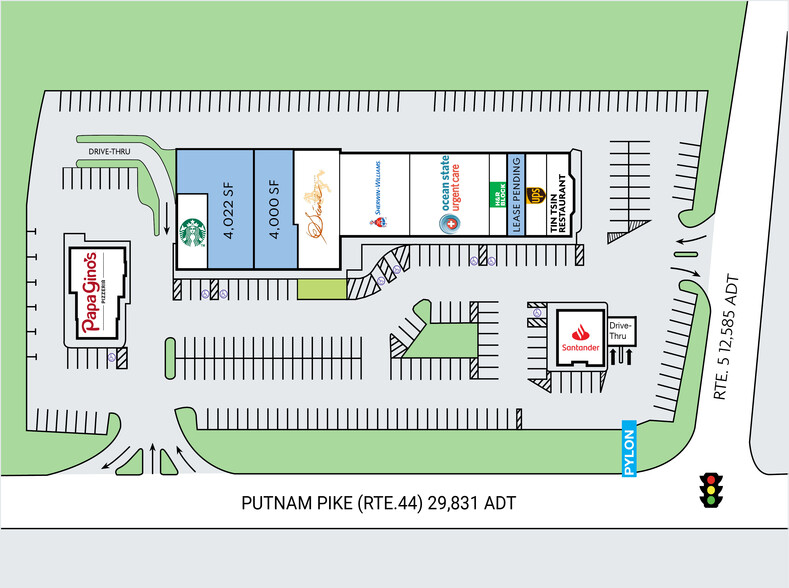 400 Putnam Pike, Smithfield, RI for rent - Site Plan - Image 2 of 12