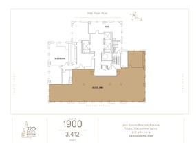 320 S Boston Ave, Tulsa, OK for rent Site Plan- Image 1 of 1