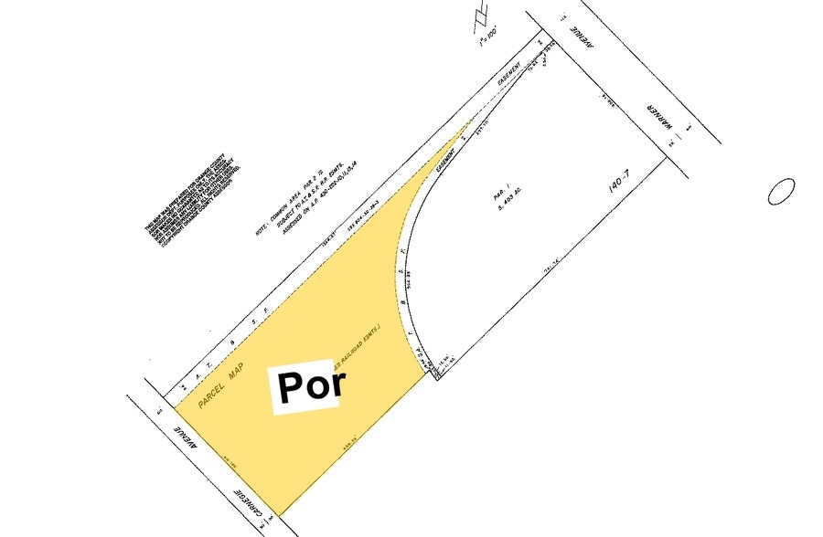 1901 E Carnegie Ave, Santa Ana, CA to rent - Plat Map - Image 2 of 6