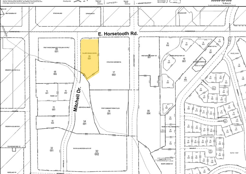 3600 Mitchell Dr, Fort Collins, CO for rent - Plat Map - Image 2 of 5