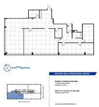 100, 110, and 120 King St W, Hamilton, ON for rent Floor Plan- Image 2 of 2