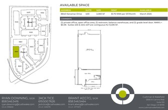 9040 Kenamar Dr, San Diego, CA for rent Floor Plan- Image 1 of 1